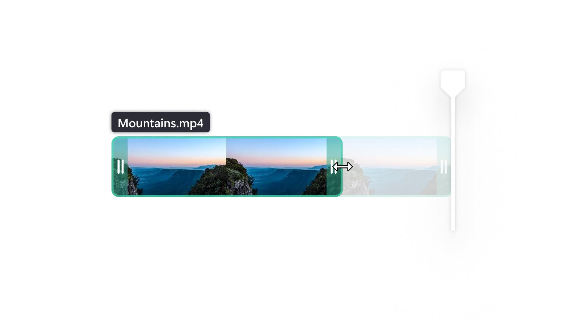 Image of trimming a video in Clipchamp